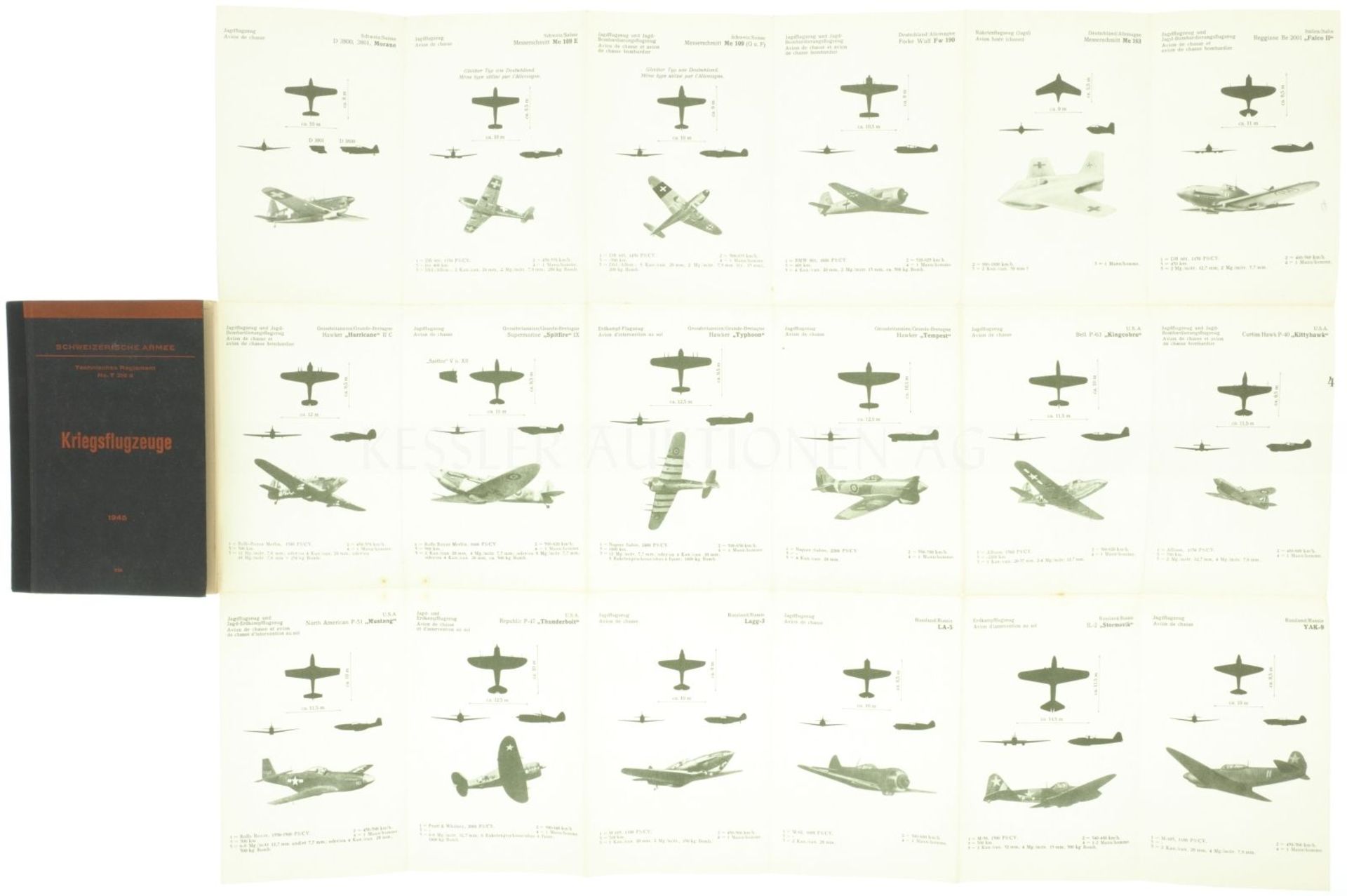 Technisches Reglement "Kriegsflugzeuge" T 316 d