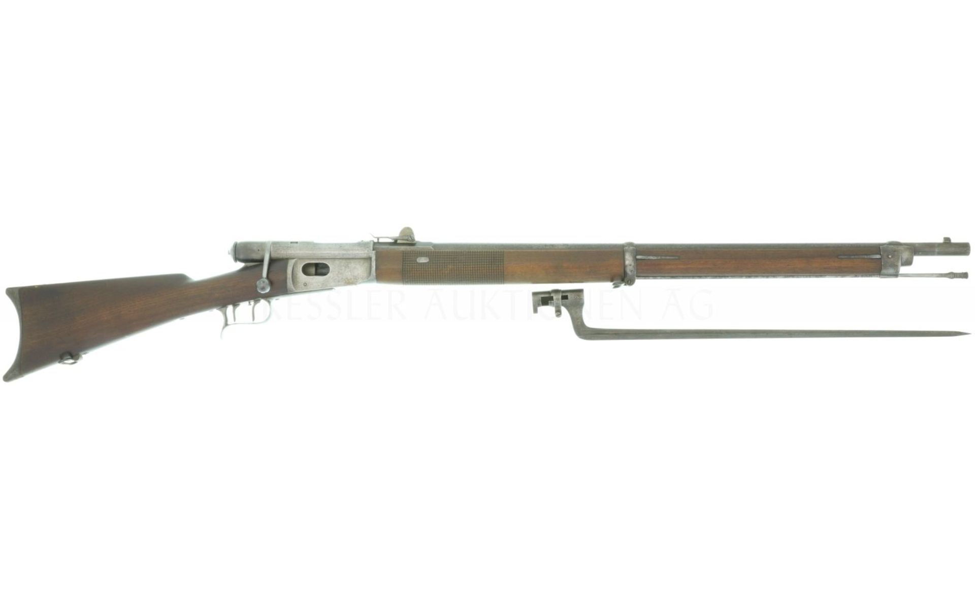 Repetiergewehr, Vetterli Stutzer 1871, Kanton Bern, MW (Montierwerkstätte, Bern), Kal. 10.4mmRF