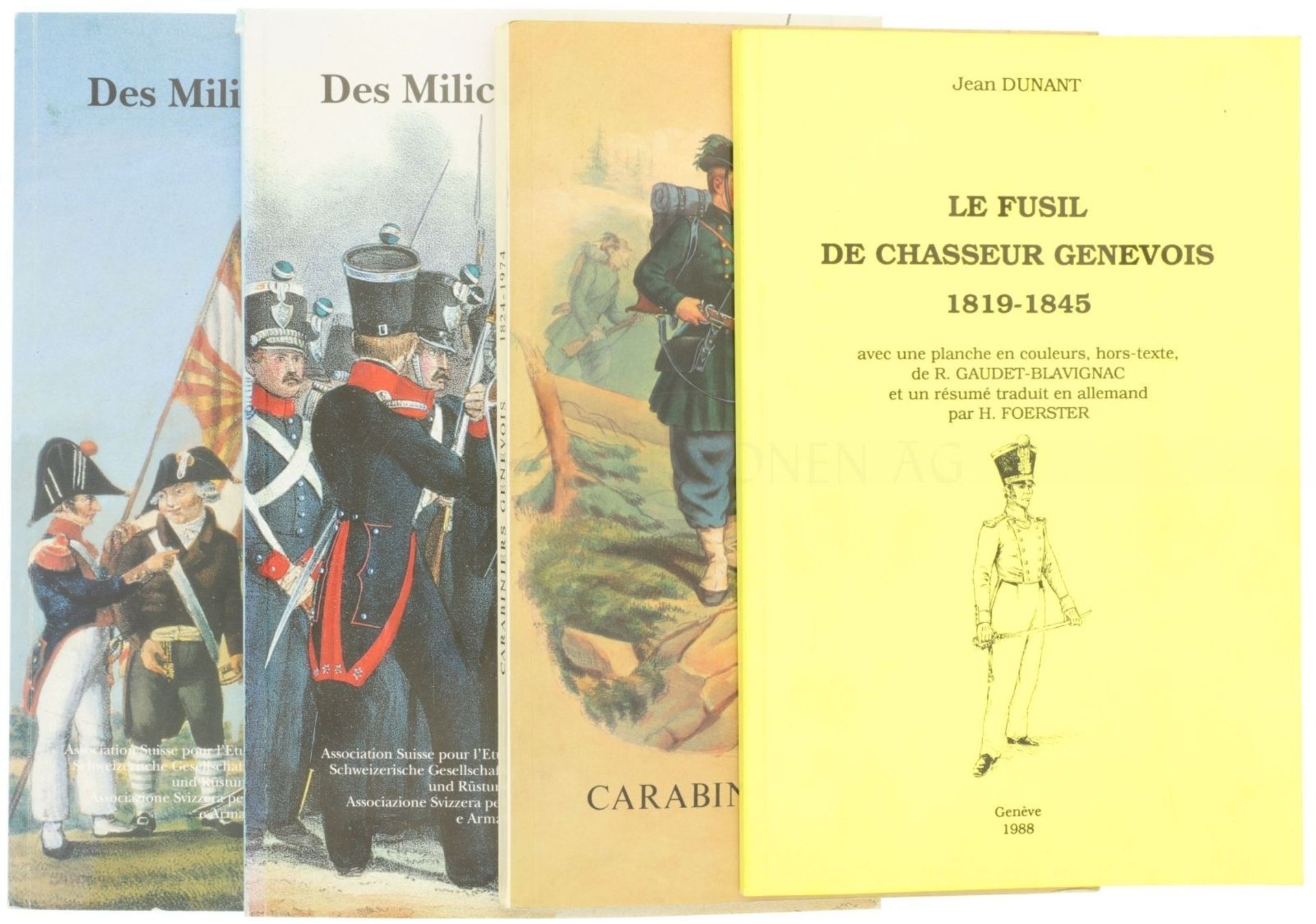 Konvolut von 4 Büchern in französischer Sprache