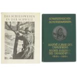 Konvolut von 2 Büchern über Schützen in der Schweiz