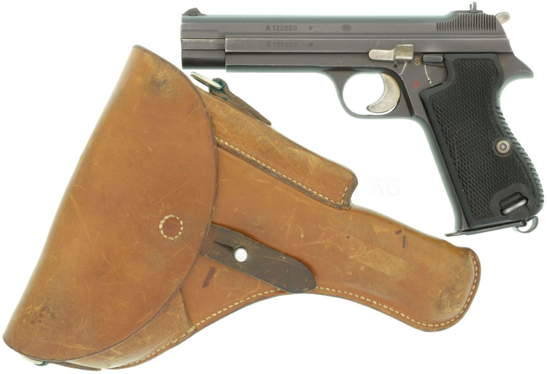 Pistole, SIG P49, Kal. 9mmP