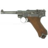 Pistole, DWM Parabellum, Mod. 08, Commercial, Kal. 9mmP