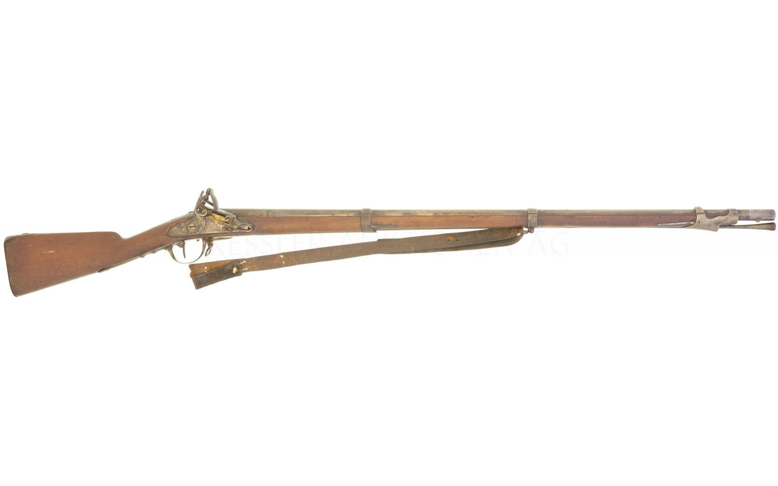 Steinschlossgewehr, Infanterie 1817 (franz. 1777), Luzerner Hausgewehr, Kal. 17.6mm