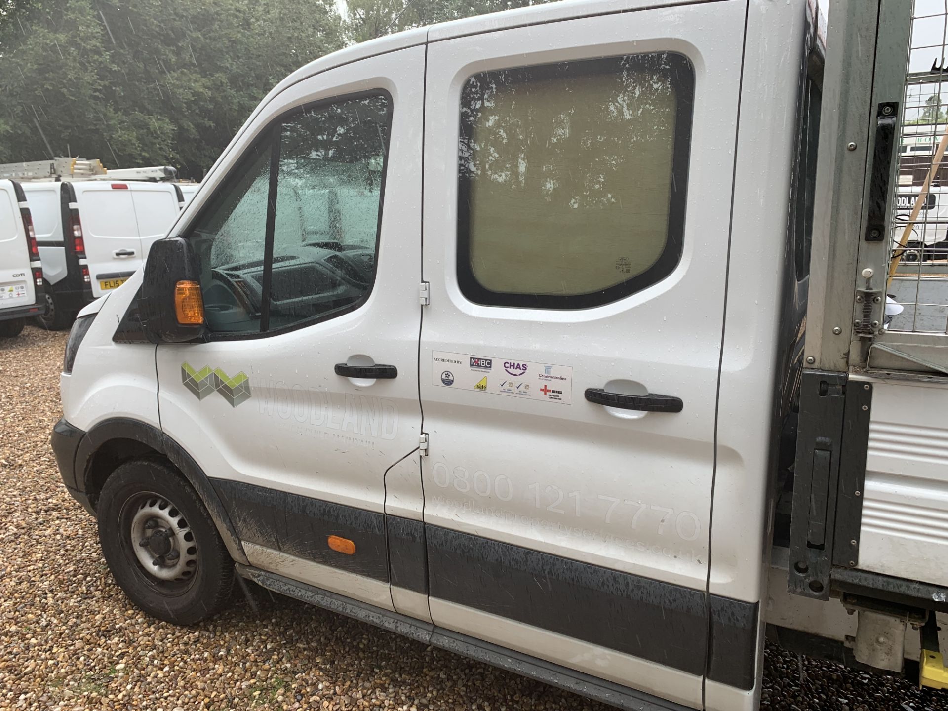 FG68 YCA FORD TRANSIT CREW CAB TIPPER T350 - Image 10 of 21