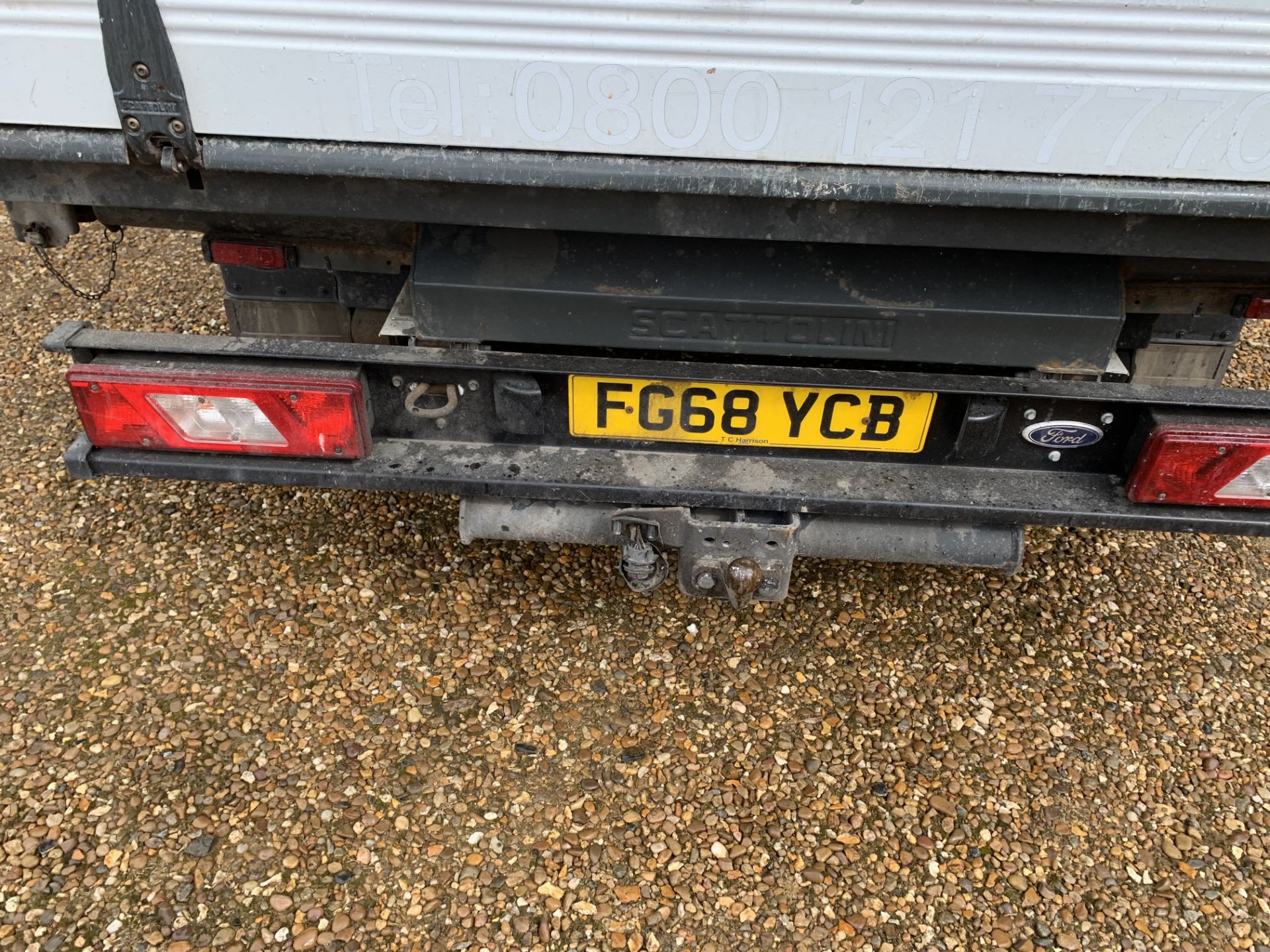 FG68 YCB FORD TRANSIT CREW CAB TIPPER T350 - Image 11 of 29