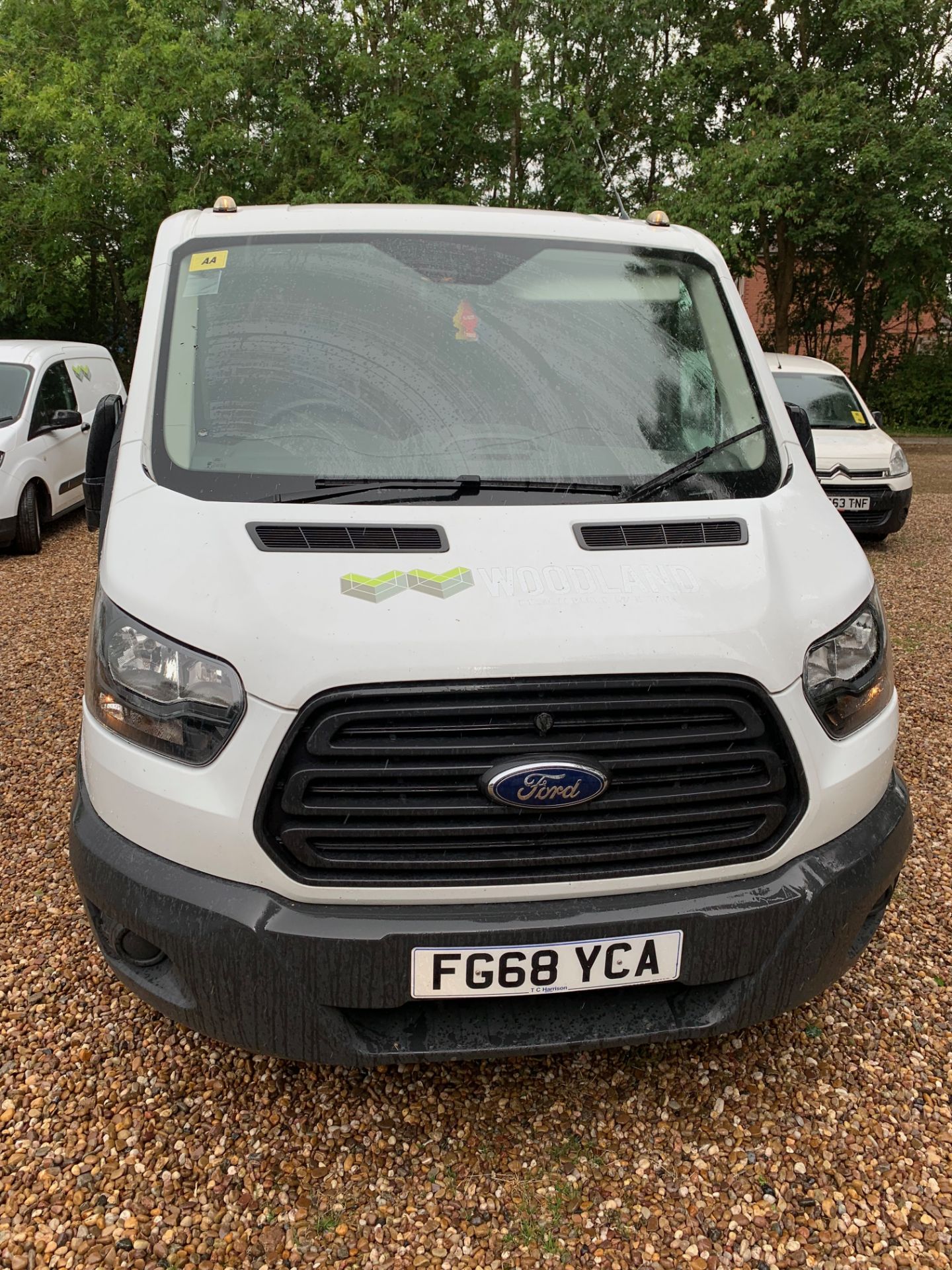 FG68 YCA FORD TRANSIT CREW CAB TIPPER T350