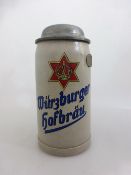 Bierkrug Würzburger Hofbräu