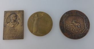 3 Medaillen um 1920