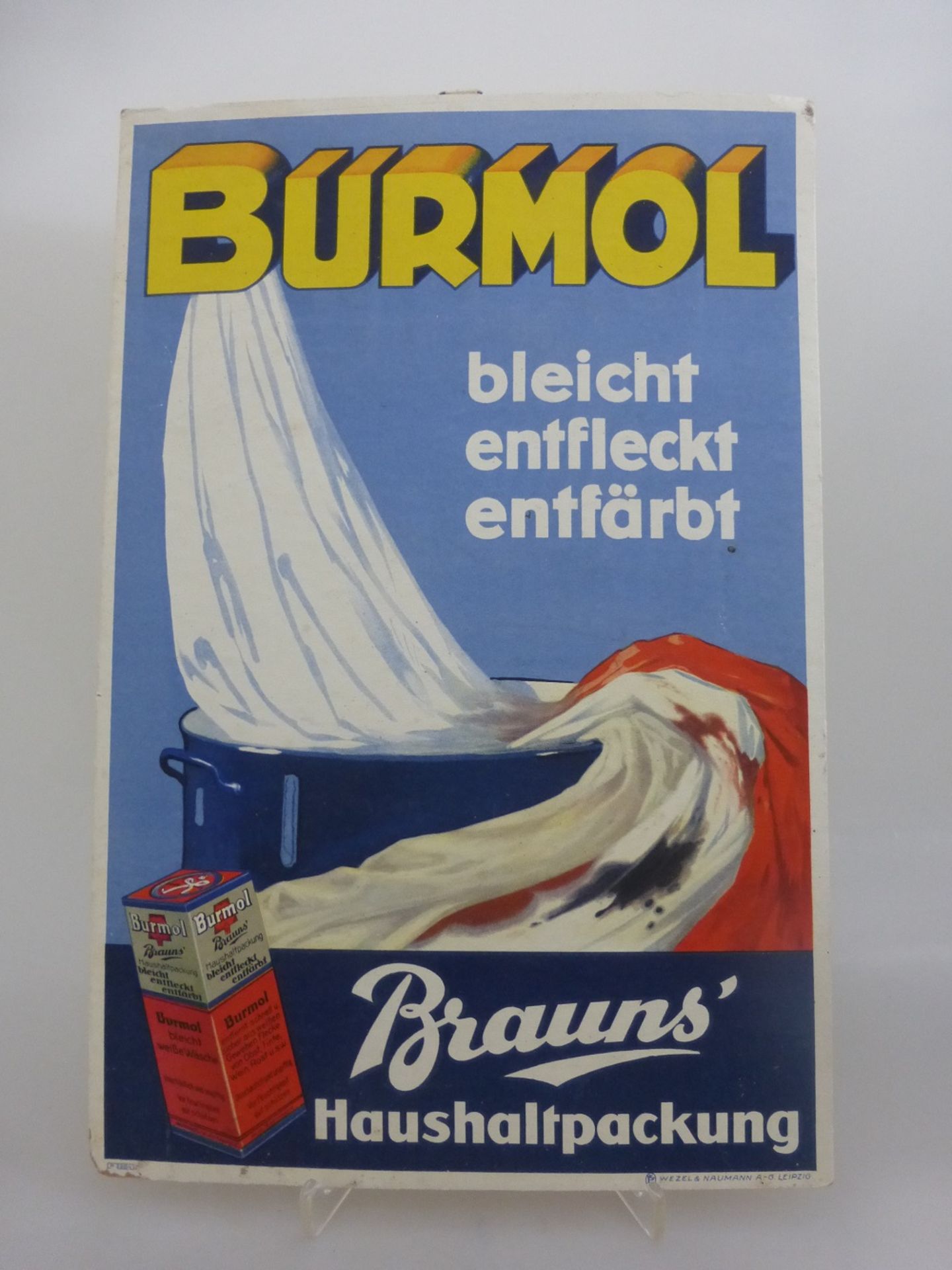 Reklametafel Burmol