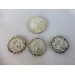 Kaiserreich - Württemberg 4 Silbermünzen