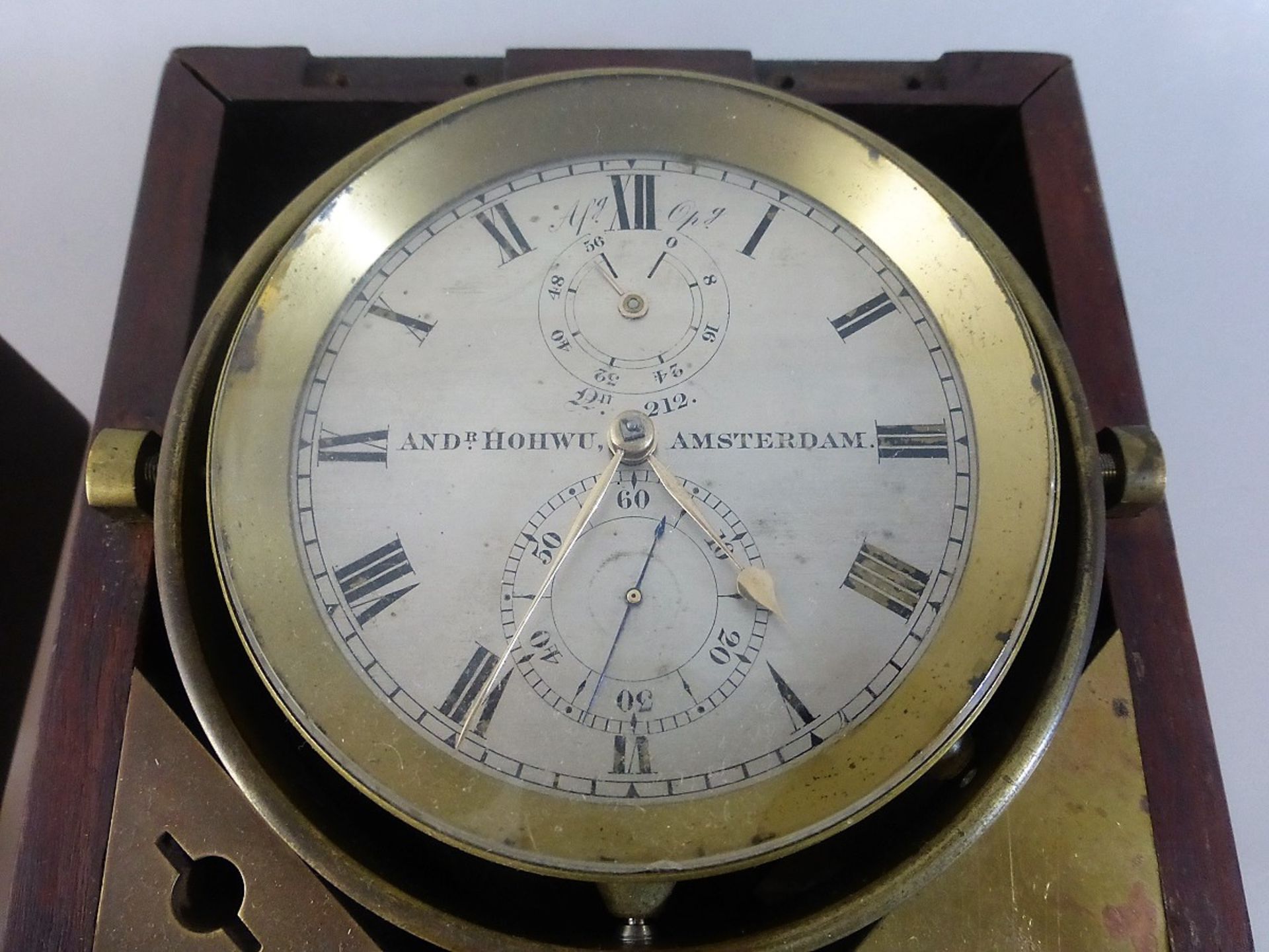 Schiffschronometer Andreas Hohwü Amsterdam - Bild 3 aus 5
