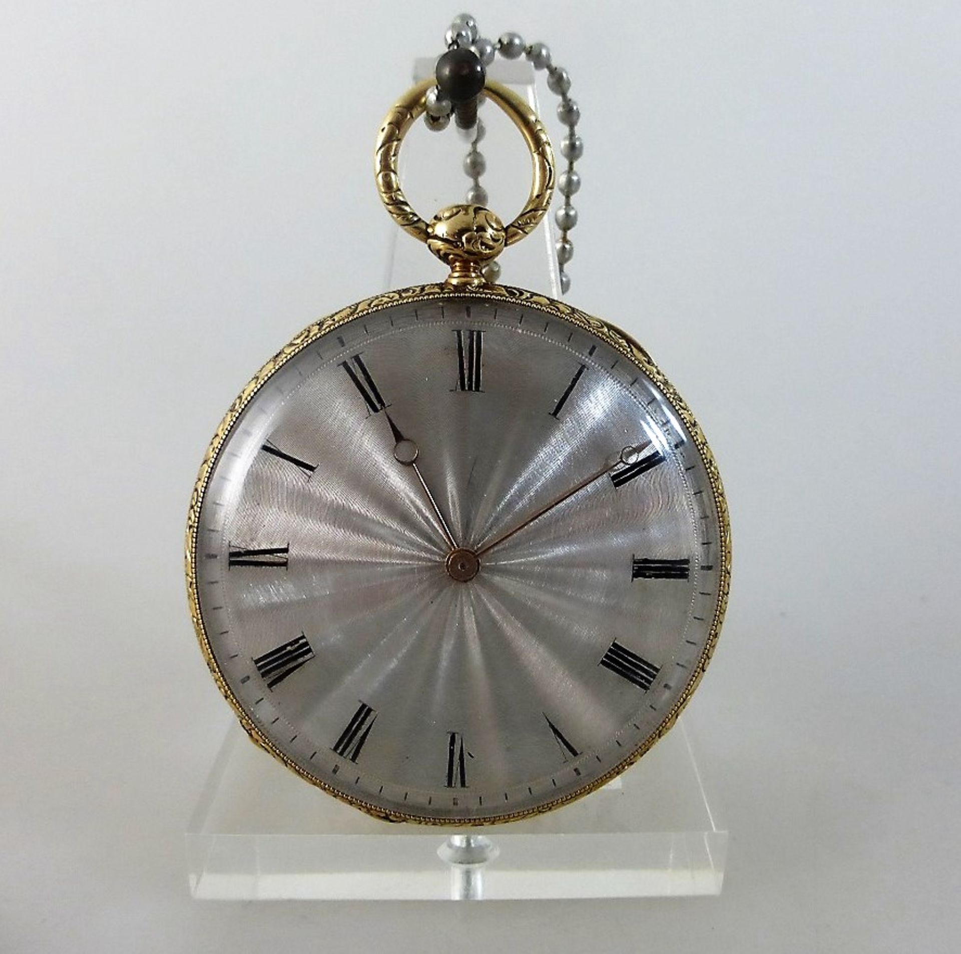 Goldene Taschenuhr um 1870