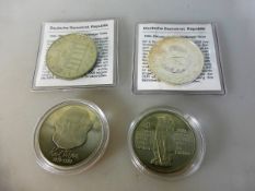 4 Münzen DDR
