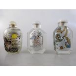 3 Snuffbottle / China 1.H.20.Jh.