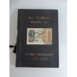 Album Banknoten 1914-1924