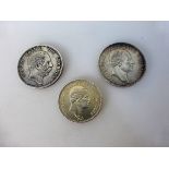Kaiserreich - Sachsen 3 Silbermünzen
