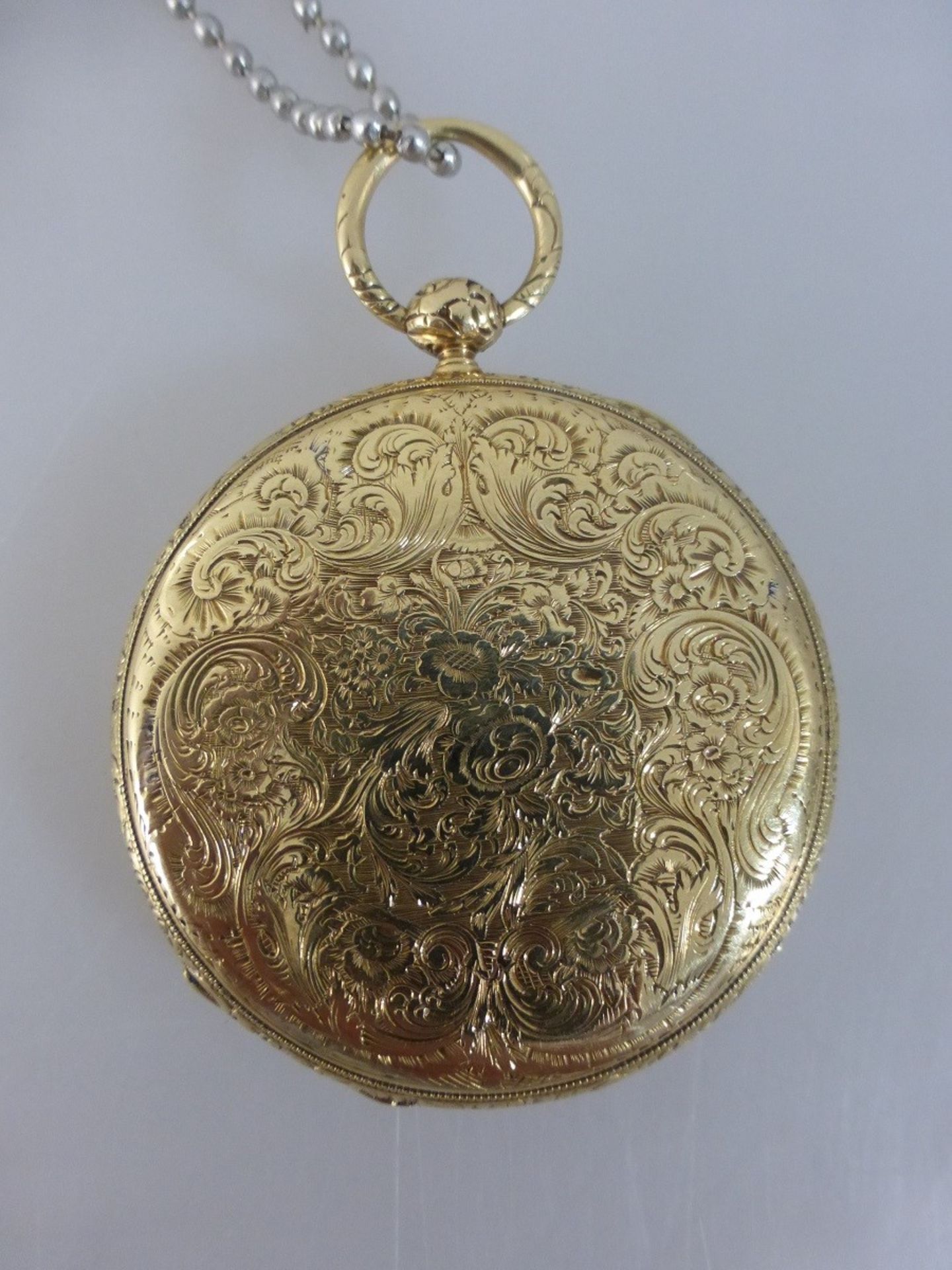 Goldene Taschenuhr um 1870 - Bild 2 aus 5