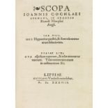 Johannes Cochlaeus Sammelband mit 2 Werken des Luther-Gegners J. Cochlaeus und 2 weiteren Werken