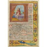 Gebetbuch - Lateinische Handschrift auf Pergament. Flandern/Niederrhein,