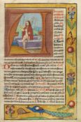 Gebetbuch - Lateinische Handschrift auf Pergament. Flandern/Niederrhein,
