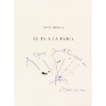 Joan Brossa - El pa a la barca. Barcelona, Sala Gaspar 1963. - Eines