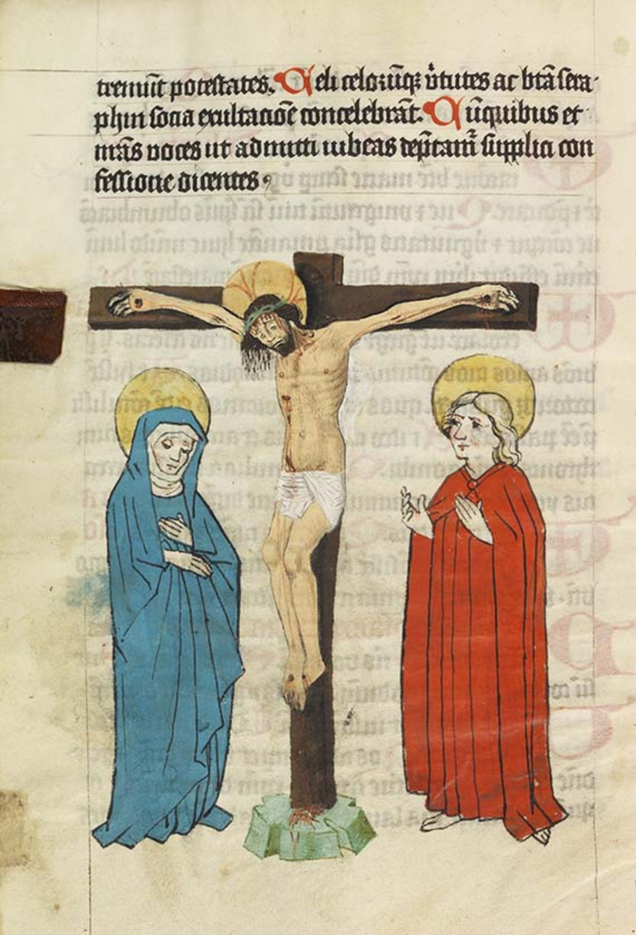 Missale - Manuale Sacerdotum. Lateinische Handschrift auf Pergament.