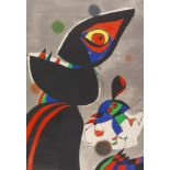 Joan Miró - Gaudí XVII. Orig.-Farbradierung mit Aquatinta. Signiert. Auf Arches Papier.