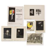 Walter Dexel - Sammlung mit 6 Orig.-Fotografien und 2 Werbedrucksachen zu den Jenaer