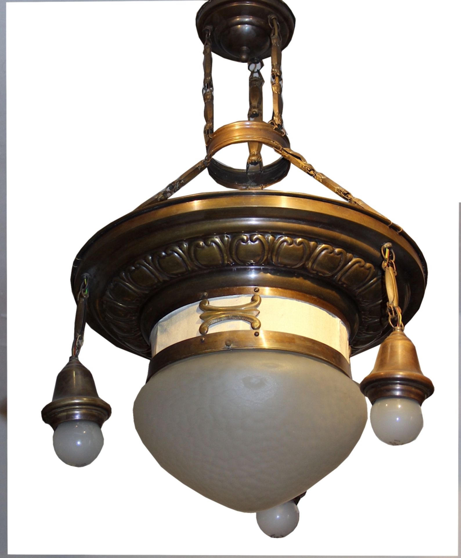 Deckenlampe um 1900