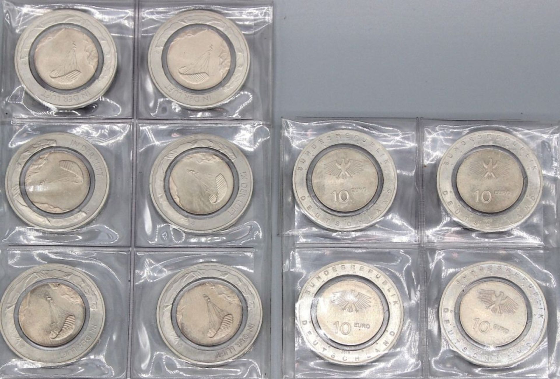 Lot von 10 Sammlermünzen