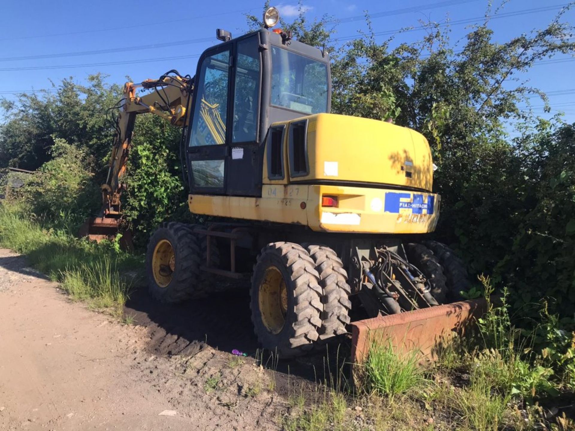 Fiat-Hitachi 808 4x4 4way steer Digger - Image 2 of 20