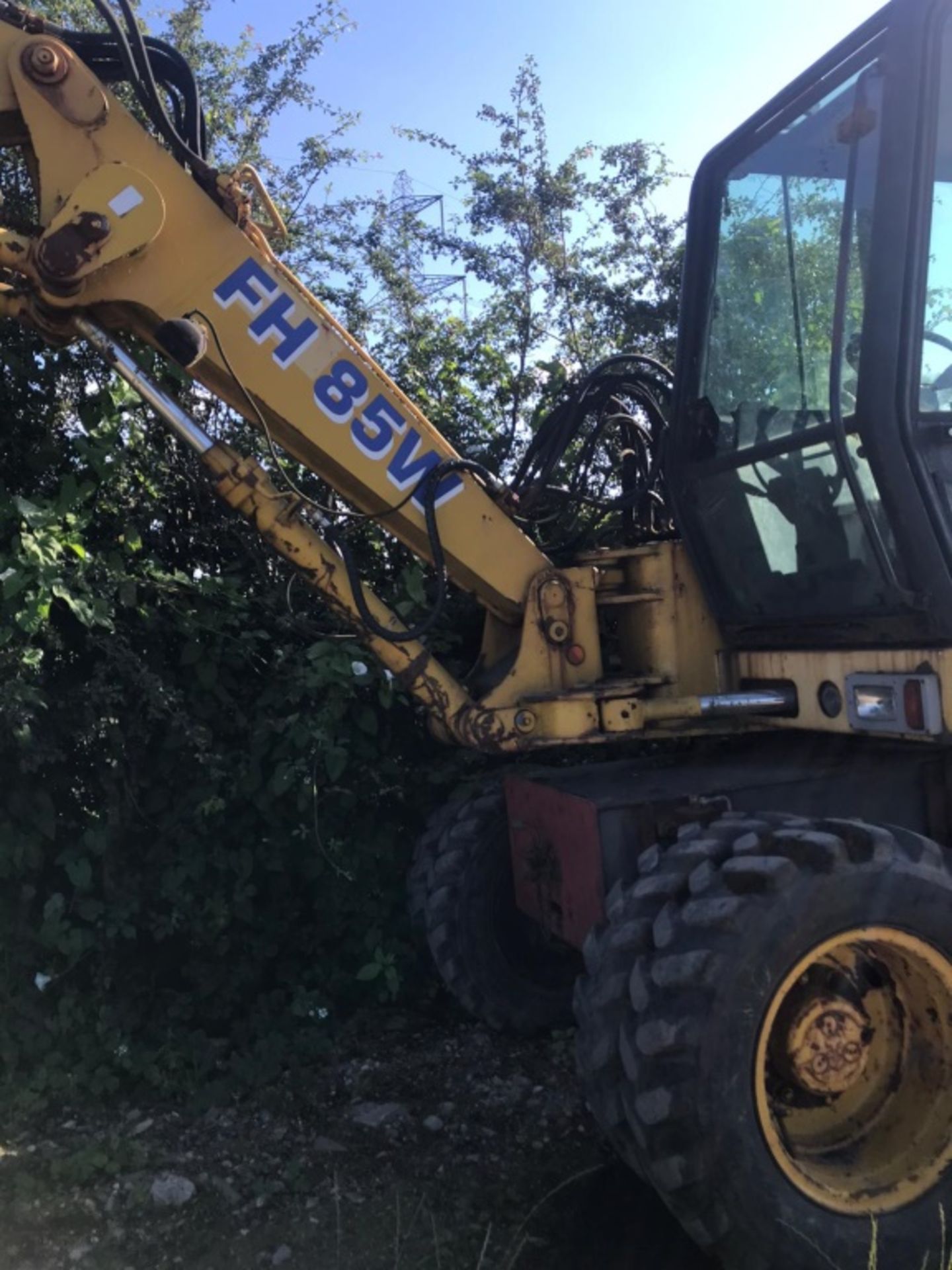 Fiat-Hitachi 808 4x4 4way steer Digger - Image 4 of 20