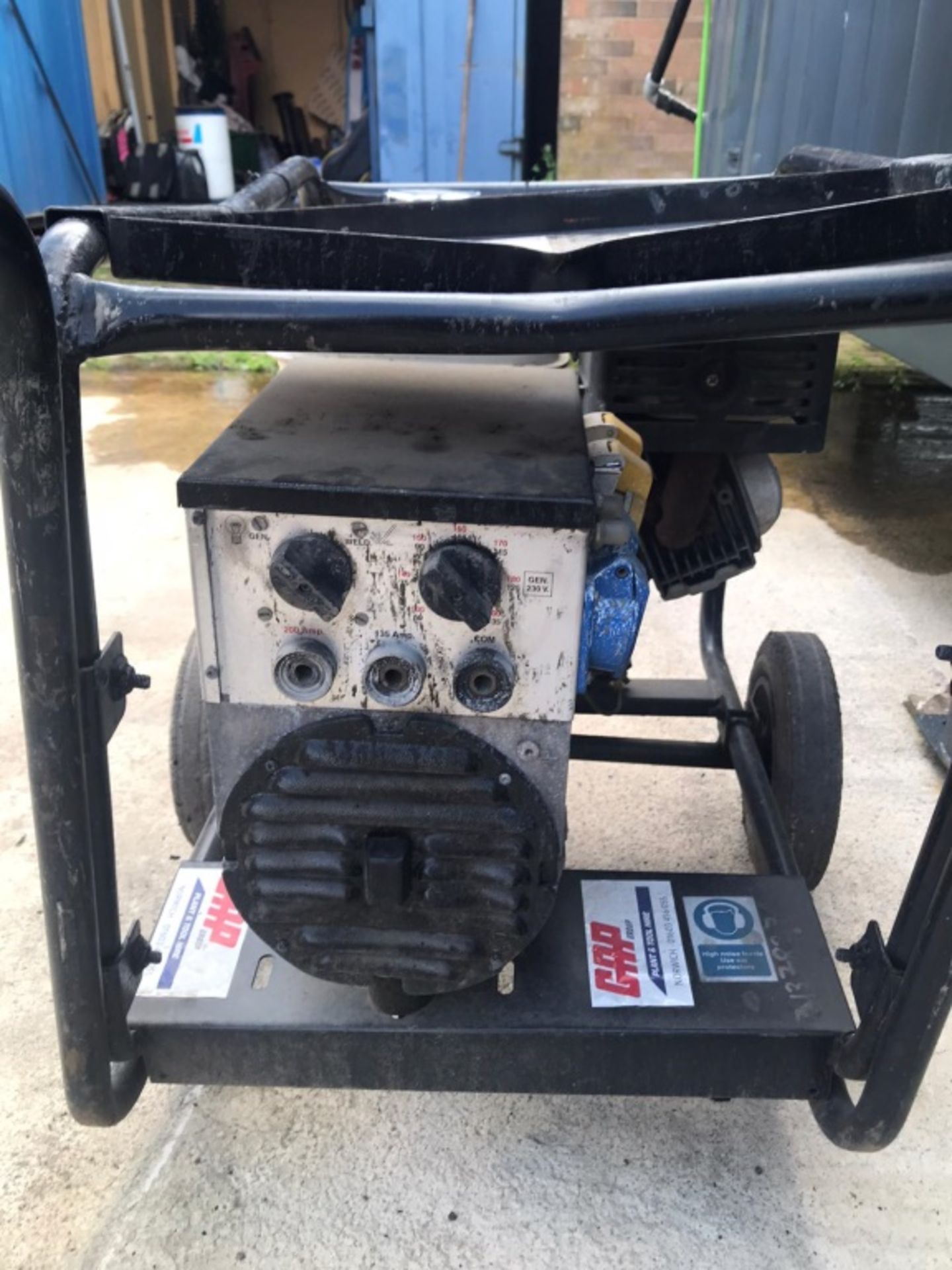 6kva stephill silanced Generator & 300amp Welder - Image 5 of 6