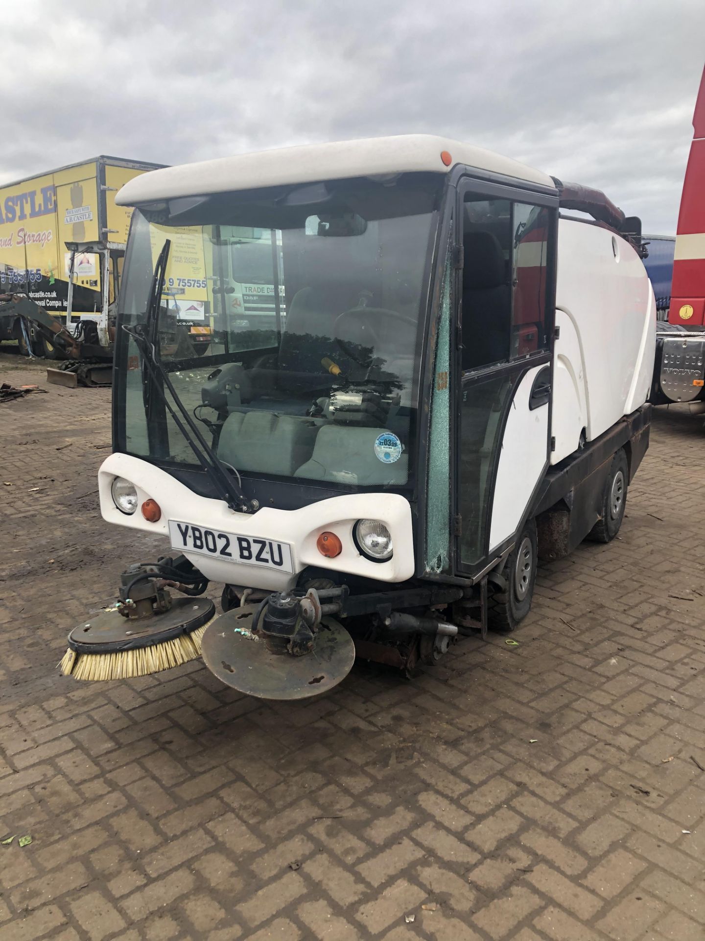 diesel driven johnson road sweeper