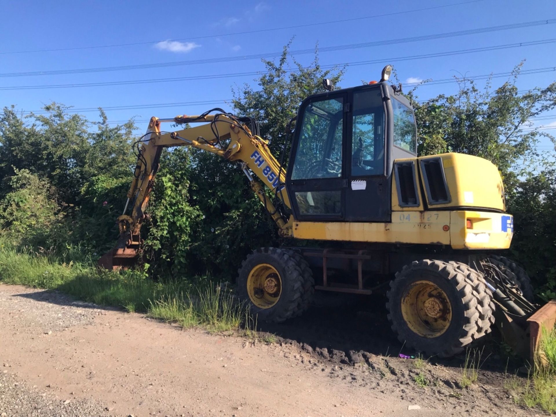 FIAT HATACHI 808 FOUR WHEEL DRIVE FOUR WHEEL STEER