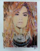 ENDLESS (Contemporary), hand-embellished Limited Edition Print"Rita Ora"No 14/15Published by