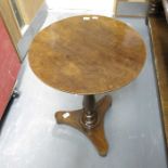 A mahogany circular occasional table, circa 1860,