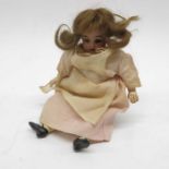 Simon & Halbig Mignonette bisque head doll, weight