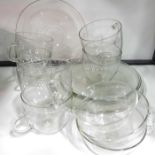 Schott Mainz Janaer Glas set of six tea cups, two