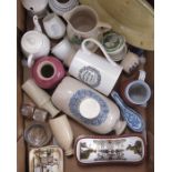 Collection of ceramic advertising and kitchenalia