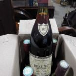 Jules Bellin, Beaune 1982, five bottles, and anoth