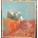 Roy Hewish (b.1929), Abstract Study - Hill Cluster, oil on board