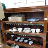 Late 19th century mahogany bookcase fitted four adjustable shelves