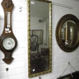 A Gilt framed wall mirror, 95cm high