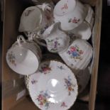 A Royal Worcester part tea set