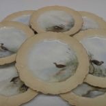 Eleven Doulton Burslem plates, possibly blanks, eac