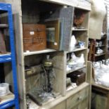 A Victorian pine larder cupboard