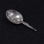 A Hanau silver revivalist medicine spoon, import m