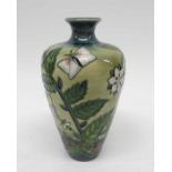 Nicola Slaney for Moorcroft, a fruit garden vase,