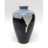 Jon Plant for Moorland Pottery vase, inverse balus